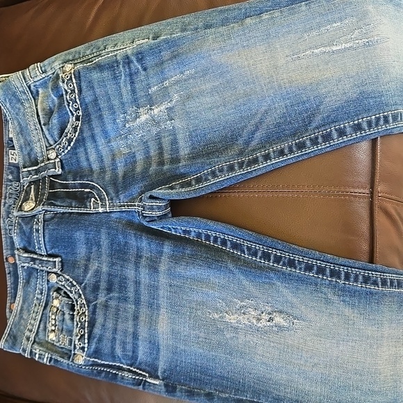 Miss Me Distressed Bootcut Jeans - Picture 4 of 4